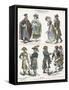 Costumes of Revolutionary France, Late 18th Century-null-Framed Stretched Canvas