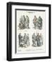 Costumes of the 13th Century-null-Framed Giclee Print