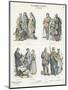 Costumes of the 13th Century-null-Mounted Giclee Print