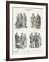 Costumes of the 13th Century-null-Framed Giclee Print