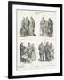 Costumes of the 13th Century-null-Framed Giclee Print