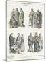 Costumes of the 13th Century-null-Mounted Giclee Print