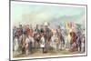 Costumes of the French Army-Urrabieta-Mounted Giclee Print