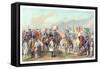 Costumes of the French Army-Urrabieta-Framed Stretched Canvas