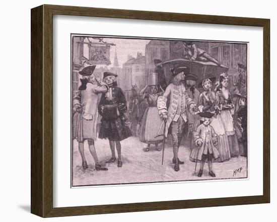 Costumes of the Period of George III-Henry Marriott Paget-Framed Giclee Print