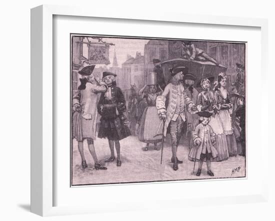 Costumes of the Period of George III-Henry Marriott Paget-Framed Giclee Print