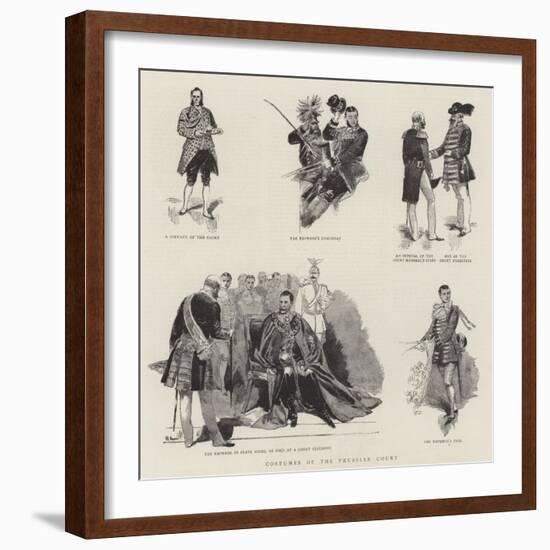 Costumes of the Prussian Court-null-Framed Giclee Print