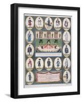 Costumes of the Representatives of the French People and Civil Servants, 1795-null-Framed Giclee Print