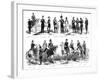 Costumes of the Swiss Federal Army, 1857-null-Framed Giclee Print