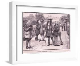 Costumes of the Time of William and Mary Ad 1694-William Barnes Wollen-Framed Giclee Print