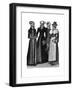 Costumes of Town and Country Women, 16th Century-null-Framed Giclee Print