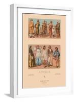 Costumes of Tunisia and Algeria-Racinet-Framed Art Print