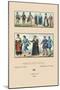 Costumes of Various French Classes, Sixteenth Century-Racinet-Mounted Art Print