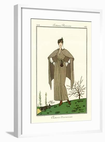 Costumes Parisiens of 1914, Women's Fashion-null-Framed Giclee Print