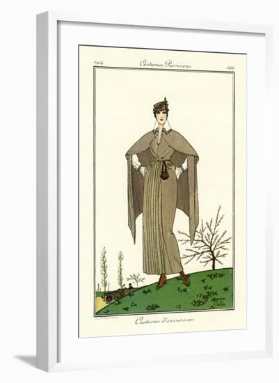 Costumes Parisiens of 1914, Women's Fashion-null-Framed Giclee Print