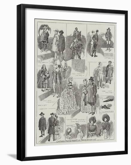 Costumes Past and Present at the Health Exhibition-Alfred Courbould-Framed Giclee Print