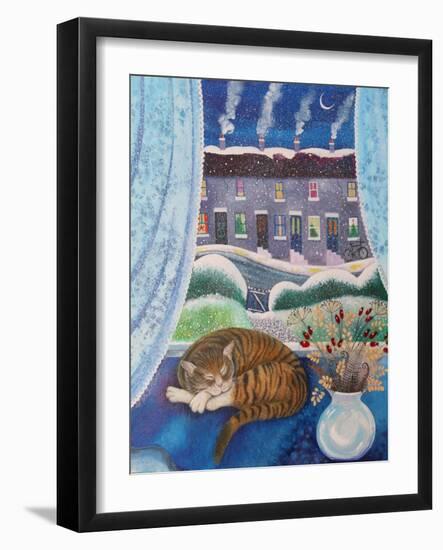 Cosy Cat, 2016-Lisa Graa Jensen-Framed Giclee Print