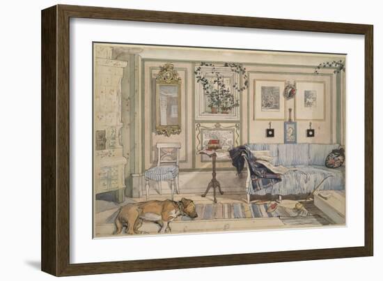 Cosy Corner, from 'A Home' Series, c.1895-Carl Larsson-Framed Giclee Print