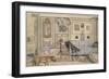 Cosy Corner, from 'A Home' Series, c.1895-Carl Larsson-Framed Giclee Print