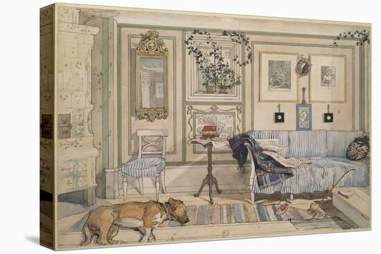 Cosy Corner, from 'A Home' Series, c.1895-Carl Larsson-Stretched Canvas