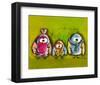 Cot Cot Family-Carine Mougin-Framed Art Print