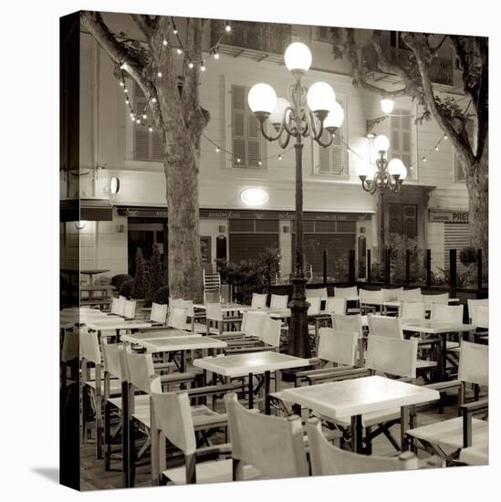 Cote d'Azur Cafe I-Alan Blaustein-Stretched Canvas