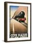 Cote d'Azur Pullman Express-null-Framed Art Print