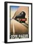 Cote d'Azur Pullman Express-null-Framed Art Print