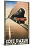 Cote d'Azur Pullman Express-null-Mounted Art Print