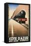 Cote d'Azur Pullman Express-null-Framed Stretched Canvas