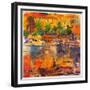 Cote d'Azur Reflections-Peter Graham-Framed Giclee Print