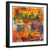 Cote d'Azur Reflections-Peter Graham-Framed Giclee Print