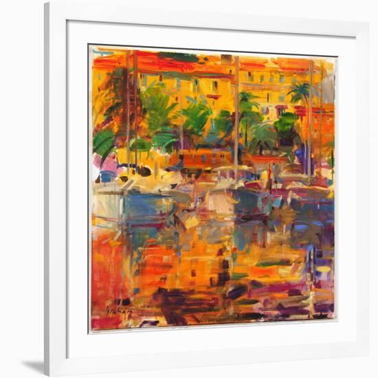 Cote d'Azur Reflections-Peter Graham-Framed Giclee Print