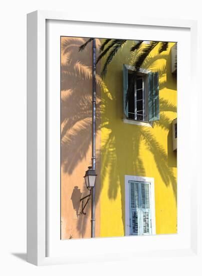 Cote D'Azur, Villefranche-Sur-Mer; Mediterranean Architecture-Marcel Malherbe-Framed Photographic Print