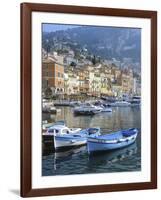 Cote D'Azur, Villefranche-Sur-Mer, View on Town and Port-Marcel Malherbe-Framed Photographic Print