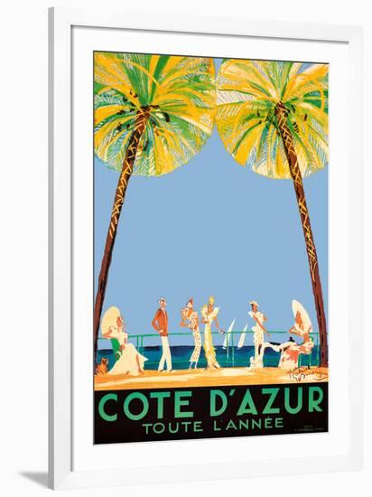 Cote d'Azur-Jean-Gabriel Domergue-Framed Art Print