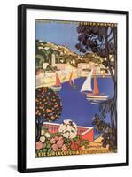 Cote d'Azur-null-Framed Art Print