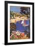 Cote d'Azur-null-Framed Art Print