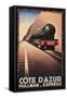 Cote d'Azure Pullman Express-null-Framed Stretched Canvas