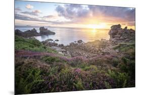 Cote De Granit Rose Sunrise-Philippe Manguin-Mounted Photographic Print