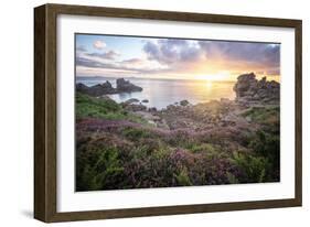 Cote De Granit Rose Sunrise-Philippe Manguin-Framed Photographic Print