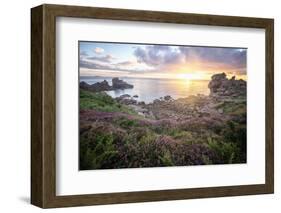 Cote De Granit Rose Sunrise-Philippe Manguin-Framed Photographic Print