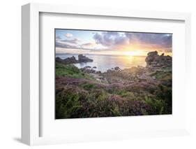 Cote De Granit Rose Sunrise-Philippe Manguin-Framed Photographic Print