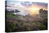 Cote De Granit Rose Sunrise-Philippe Manguin-Stretched Canvas