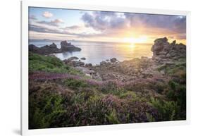 Cote De Granit Rose Sunrise-Philippe Manguin-Framed Photographic Print