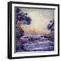 Cote Scene, Sunset, Scene De Cote, Coucher De Soleil-Frans Gaillard-Framed Giclee Print