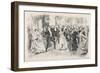 Cotillion Dancing in a Fashionable London Ballroom-Frederick Barnard-Framed Art Print