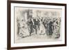 Cotillion Dancing in a Fashionable London Ballroom-Frederick Barnard-Framed Premium Giclee Print