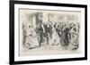 Cotillion Dancing in a Fashionable London Ballroom-Frederick Barnard-Framed Premium Giclee Print