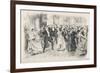 Cotillion Dancing in a Fashionable London Ballroom-Frederick Barnard-Framed Art Print